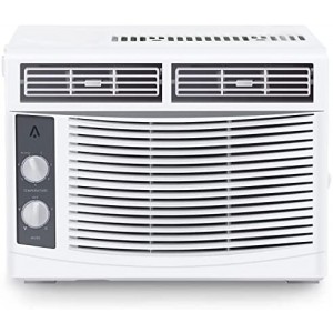 Acekool 5000 BTU Window Air Conditioner, Window AC Unit with Easy-to-Use Mechanical Controls and Reusable Filter, Efficient Cooling for Smaller Areas, Cools 150 Sq.ft, 110-115V