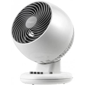 IRIS USA WOOZOO Oscillating Fan, Vortex Fan, Air Circulation, 3 Speed Settings, 6 Tilting Head Settings, 74ft Max Air Distance,Large, White
