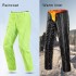 Green Men & Women Motorcycle Riding Pants Waterproof with Raincoat Warm Lining CE Knee Pads【Asia:S-Code,】